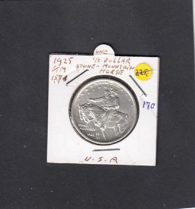 Beschrijving: 1/2 Dollar STONE MOUNTAIN MEMORIAL HORSE